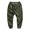 Army Green, variant on Fusipu Multi Pockets Stretchy Cuffs Thin Training Trousers Drawstring Elastic Waist Men Fitness Pants for Mountain Climbing