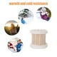 thumbnail image 2 of Bufanda para niños Sombrero y guantes Conjunto Gorra de punto Gorra delicada Productos para niños Separable El clima frío Cómodo Pompom Lindo bufanda beige Inevent AP008793-20B, 2 of 6