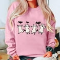 thumbnail image 3 of Hvot&aat Women's Halloween Sweatshirt Funny Ghost Loose Fit Round Neck Long Sleeve Pullover, 3 of 3