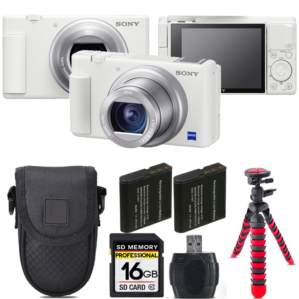 Sony FX30 Digital Cinema Camera + 2 Pack 128GB Memory Card + Backpack +  Tripod + ZeeTech Cloth 