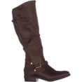 thumbnail image 4 of Womens BareTraps Yanessa Knee High Boots, Brush Brown, 4 of 6