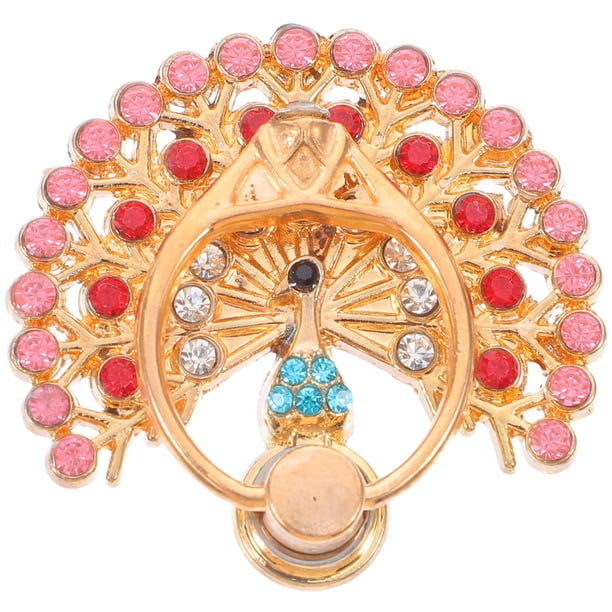 Elegante y brillante soporte de anillo para teléfono multifuncional, soporte adhesivo para teléfono, accesorio portátil para celular