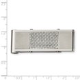 thumbnail image 4 of Pince à Billets en Fibre de Carbone Gris Acier Inoxydable pour Homme, 4 of 4