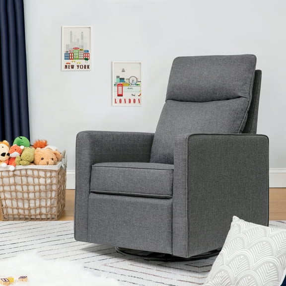 DaVinci Gabby Pillowback Swivel Glider