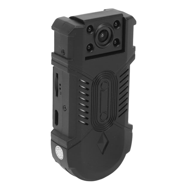 Cámara Corporal, Cámara Corporal Portátil Giratoria De 180 Grados, Grabación De Audio Y Vídeo, Ajustable Con Clip Trasero Para El Hogar Y Al Aire
