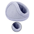 thumbnail image 2 of Cache-oreilles Unisexe Femmes Hommes Couvre-Oreilles Extérieur Camping Randonnée Ski Hiver Chaud Peluche Cache-Oreilles, Gris, 2 of 9