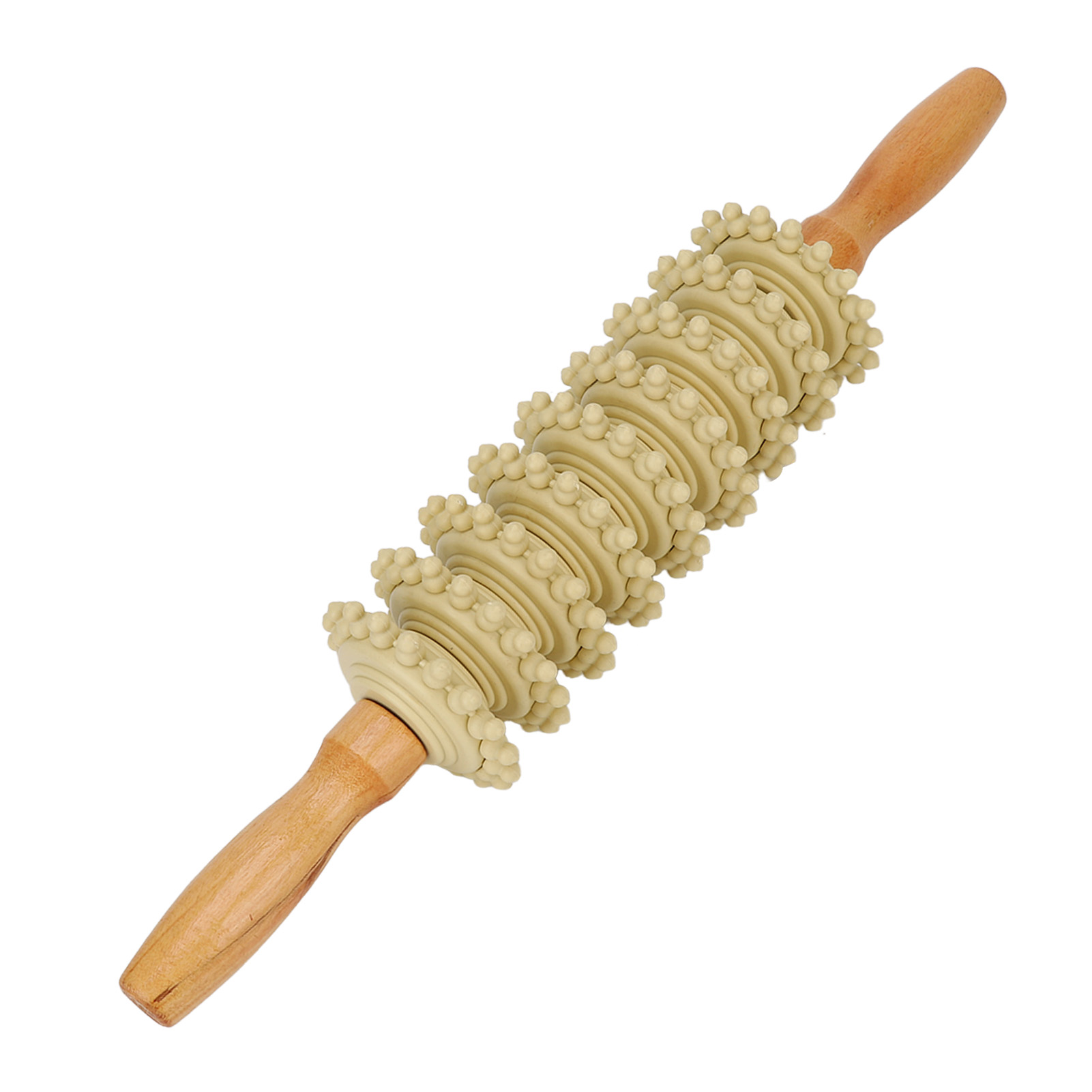 Fascia Massage Roller, Thin Leg Beech Wood Acupuncture Muscle Blasting Wood  Roller For For Waist
