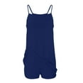 thumbnail image 4 of Yubnlvae 2025 Trendy Women's Tennis Dress - Loose Athletic Romper with Shorts Blue M, 4 of 5