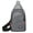 Gray, variant on Waterproof Nylon Crossbody Bag Men Lightweight,Chest Shoulder Bag Daypack Backpack Leisure Sports,Canvas Messenger Bag Travel Hiking Outdoor Commute,Sling Chest Pack Daypack Women Men