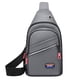 thumbnail image 2 of ¡Compra y Ahorra!, Bolso de pecho de nailon impermeable para hombre - Elegante paquete frontal - Bolso bandolera multicapa de gran capacidad Akmoler, 2 of 9