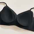 thumbnail image 4 of Alun Deep V-Neck Wireless Bras for Women No Underwire Seamless Soft Support Thin Cup Bra Fashion Breathable Antibiosis Light Lift Comfort for Everyday Wear Black M, 4 of 4