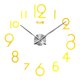 thumbnail image 1 of Reloj de pared grande 3D, espejo de acrílico, reloj de superficie, 15 Zulema Reloj de pared decorativo de cuarzo, 1 of 8