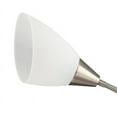 thumbnail image 4 of Simplee Adesso 67" 5-Light Modern Adjustable Arm Brushed Steel Floor Lamp with White Plastic Shades, 4 of 8