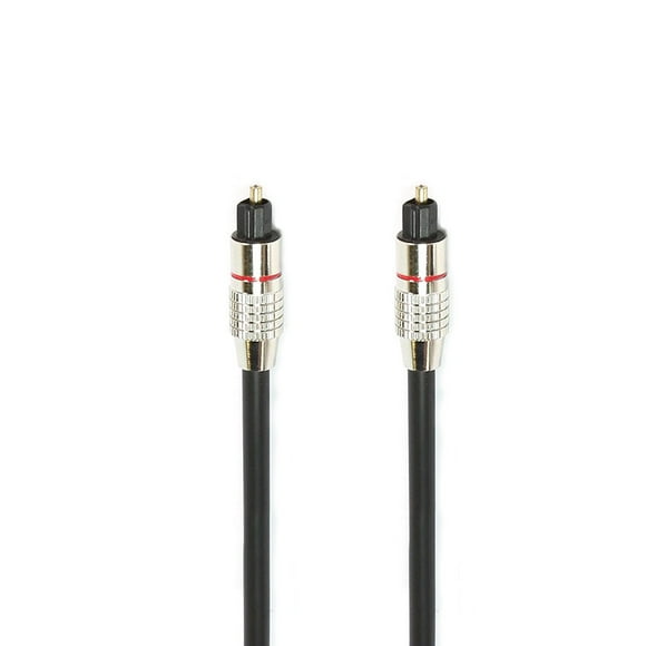axGear Premium Quality 6Ft 6F Digital Audio Optical Fiber Optic Toslink Cable