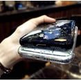 thumbnail image 3 of iPhone 11 Pro Max Floral Case Girls Women Sparkle Glitter Pressed Dry Real Flower Cover Flexible Soft Rubber Crystal Clear Case for iPhone 11 Pro Max (Flower-Black Case), 3 of 10