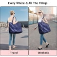 thumbnail image 3 of Sports-Themed Weekender Bag Featuring Tennis Golf Prints Multipurpose Travel Tote Bag Lightweight Airplane Friendly for Game Training, 3 of 5