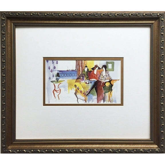 ITZCHAK TARKAY Seaside Cafe Lithograph Custom Framed art print NEW litho Generic