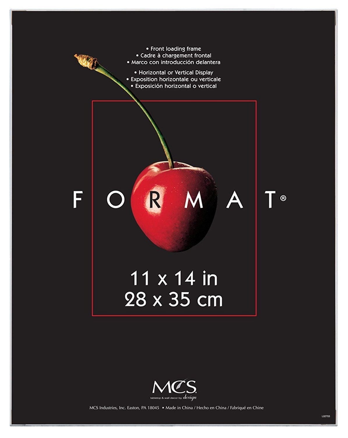 MCS Frame 3.5 x 5 Inch Black Format 12-Pack 3.5 by 5-Inch