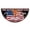 A, variant on Patriotic Decorations, USA 250th Anniversary Bunting Flags for Independence Day Decor, 1776-2026 American Flag Fan Banner for Porch Railing Fence, 45x90CM, 1PC