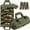 Green, variant on Tool Organizer Bag, Foldable Roll Up Bag Organizer w/ 2 Detachable Pouches, Heavy Duty Tool Storage Organization for Mechanic Carrying Toolbag, Dad Men Birthday Father Day, Gifts for your Famirly