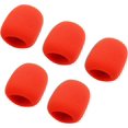 thumbnail image 1 of HUGFEGWE 5Pcs Microphone Cover Sponge Foam Mic Cover Handheld Microphone Windscreen Shield Protection Micro Foam Filter Red for KTV Broadcasting CJB91-111936, 1 of 7