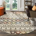 thumbnail image 5 of SAFAVIEH Amsterdam Gladwin Geometric Area Rug, Ivory/Multi, 5'1" x 7'6", 5 of 12