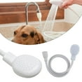thumbnail image 3 of Stuffygreenus Pet Shower Head,Portable Pet Shower Sprayer,Rubber Hose, and Push-on Bath Tub Sink Faucet Attachment for Fast and Easy Bathing, 3 of 9