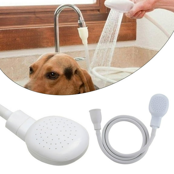 Stuffygreenus Portable Shampoo Sprayer, Multipurpose Head Sink Spray Hose Kitchen Faucet Salon