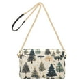 thumbnail image 2 of FORMRS Women Crossbody Purse with Chain Strap Vegan Leather Shoulder Handbag, Beige Christmas Trees, 2 of 7