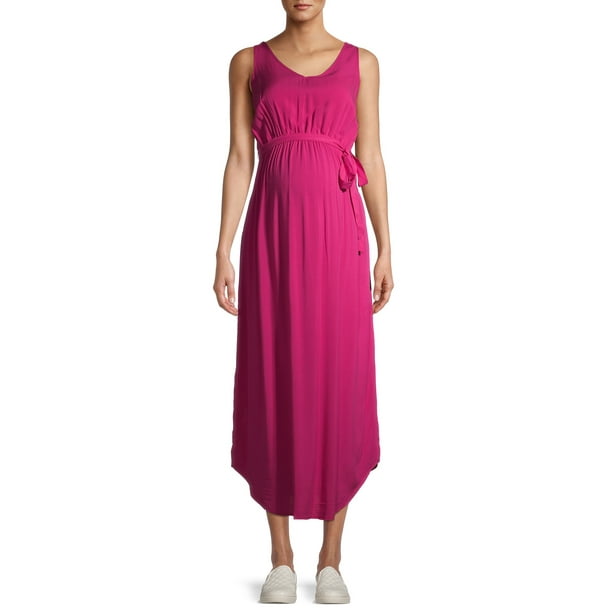 time and tru button front maxi