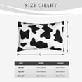 thumbnail image 6 of Naloa Milk Cow Pillowcase, Throw Pillowcase, Wrinkle-Free, Stain-Resistant with Hidden Zipper for Bedroom Sofa - 16"x24", 6 of 9