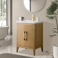thumbnail image 2 of Vanity Art 24” Single Sink Bathroom Vanity Cabinet with Ceramic Countertop, 2 of 9