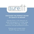thumbnail image 7 of SureFit Heirloom, 100% Cotton, Chair Cover Furniture Protector with Arm Protectors, 1 Piece, White, 7 of 7