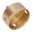 thumbnail image 1 of Drill Bit Tile Hole Opener  Hole Saw Carbon Steel Tile Holes Opener Drill Bit For Porcelain Glass Triangular Shank, 1 of 8