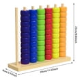 thumbnail image 3 of Trendy Color Matching Stacking Puzzle Game Fast Pattern Challenge Ring Stack Puzzle For 2 Players Competitive Tabletop Teaser For Family Game Night-B, 3 of 4