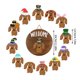 thumbnail image 3 of Juego De Placas De Puerta Reemplazables Para Perros 12 Perros Decoración Para Colgar En La Puerta, 3 of 6