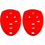 2x New Key Fob Remote Silicone Cover Fit For Select GM Vehicles.
