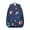 Blue-12, variant on Floral and Bee Artwork Students’s Backpack Fashionable and Wear-Resistant School Bag with Artistic Watercolor Flower Pattern for Student and Student