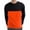 Orange Pullover for Men, variant on Mrmaere Color Block Crewneck T-Shirt Men Casual Long Sleeve Pullover For Daily Yellow S