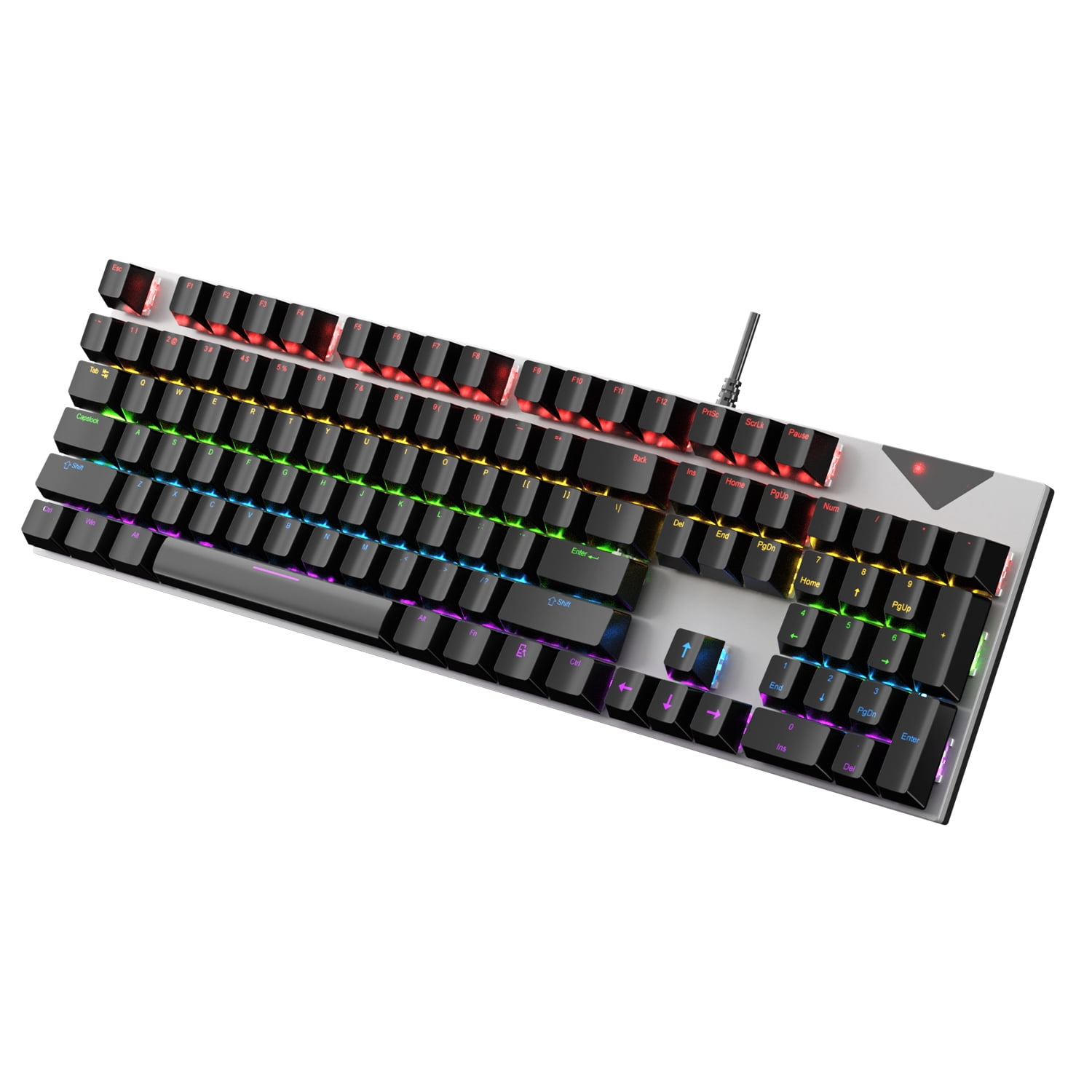 geeko☆ Geeky GK61 60% Mini Wired Gaming Keyboard | RGB LED | 61 Keys