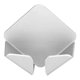 thumbnail image 4 of Lot de 4 supports de cordon d'alimentation muraux auto-adhésifs sans perforation pour prise d'alimentation domestique, argent, 4 of 4