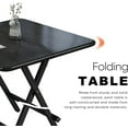 thumbnail image 4 of Outate Portable Dinning Kitchen Table 32 inch Square Dinning Table Black, 4 of 7