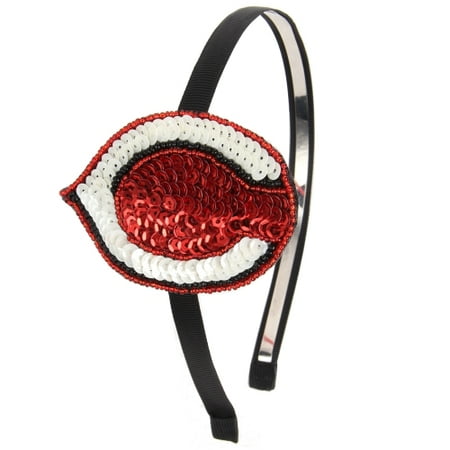 Cincinnati Reds Women's Sequin Beaded Horseshoe Headband - No Size