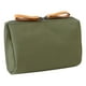 thumbnail image 4 of Bolsa de maquillaje pequeña Yinane doble cremallera verde, 4 of 8