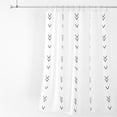 thumbnail image 3 of Shaina Arrow Boho Shower Curtain 72 x 72 - Abstract Black and White Minimalist Design - Waterproof Fabric - for any Modern Tribal Boho Bathroom - Shower Curtain Boho Hooks Included, 3 of 3