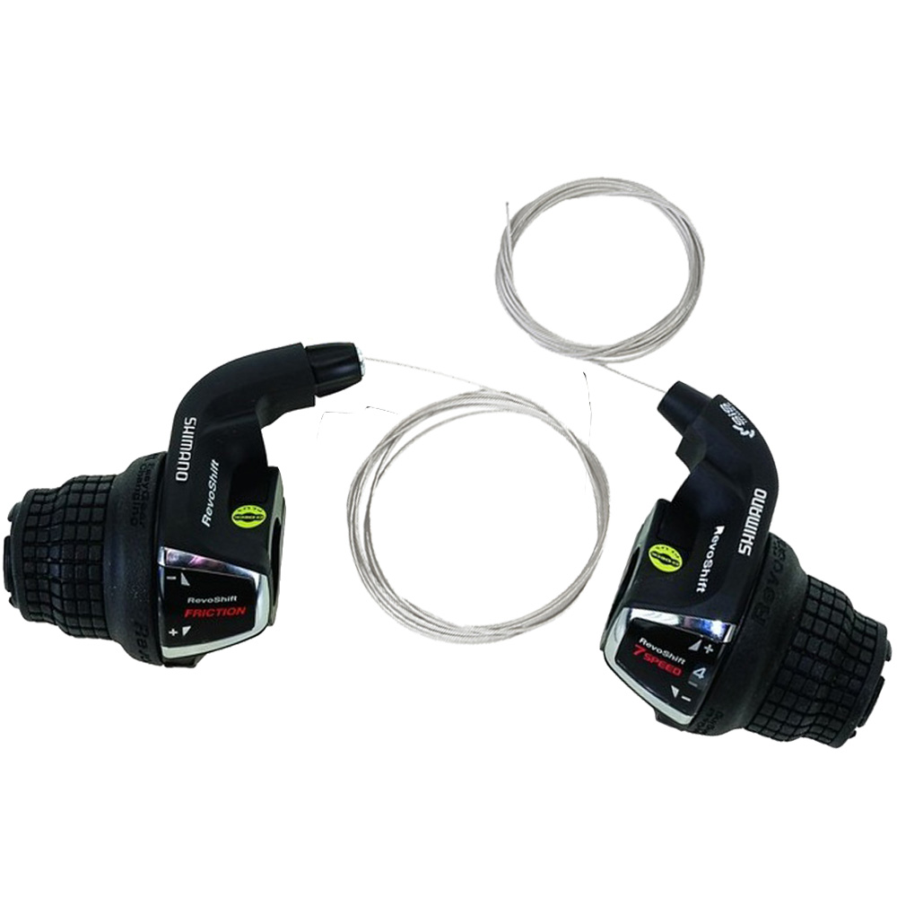 Shimano SLRS35 RevoShift Twist Shifters L&R Set w/ Shift Cables 3x7