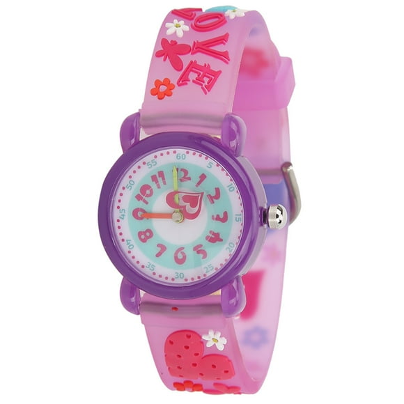 Reloj de dibujos animados ANGGREK para niños hebilla de Acero inoxidable Reloj de cuarzo suave y cómodo