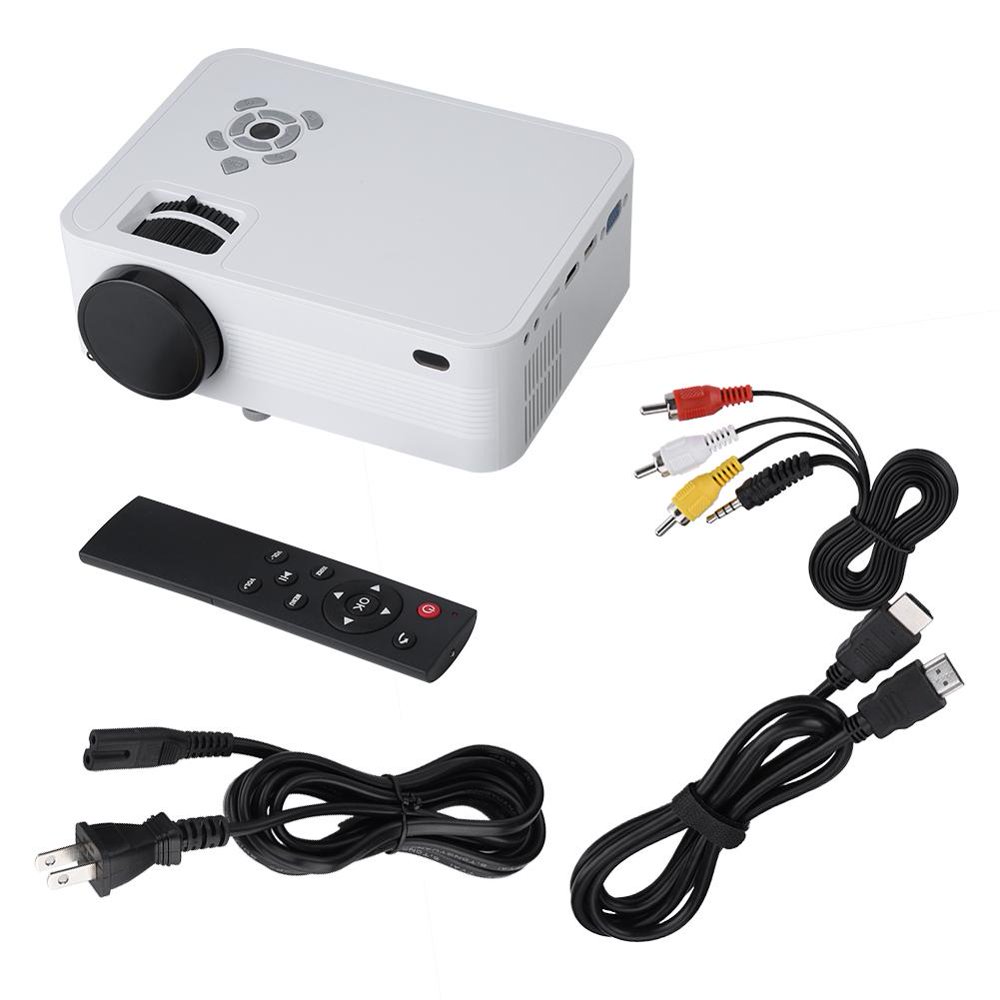 Mgaxyff Wireless/Wired Mirroring Video Projector 25110in Projection