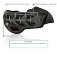 thumbnail image 3 of Spec-D Tuning Smoke LED Tail Lights+Sequential LED Signal Compatible with 2013-2016 Scion FR-S, 2013-2016 Subaru BRZ, Left + Right Pair Assembly, 3 of 5