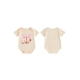 thumbnail image 2 of BemeyourBBs Baby Girl Little Sister Big Sister Matching Outfit Nebworn Baby Girl Cowgirl Outfit Western Baby Summer Clothes Bubble Romper Letter Boot Print Short Sleeve Bodysuit Jumpsuit Playsuit, 2 of 9